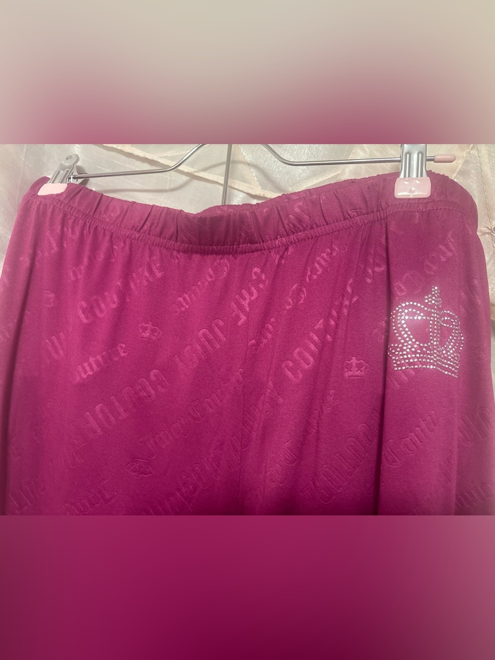 Juicy Couture ' Hot Pink Logo-Embossed pajamas